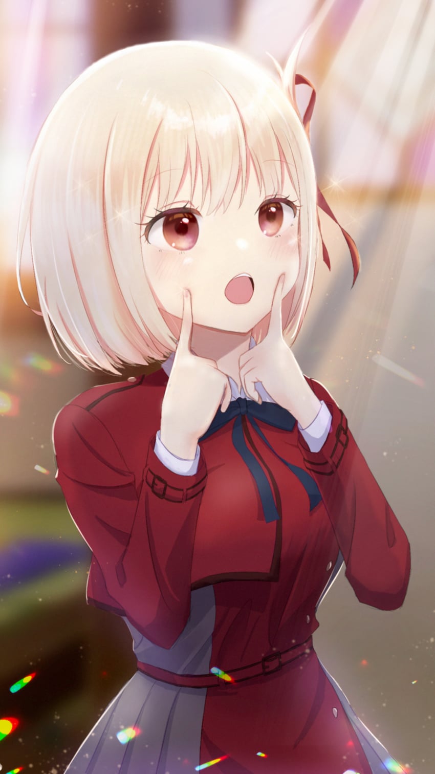 nishikigi chisato (lycoris recoil) drawn by nominozomeow
