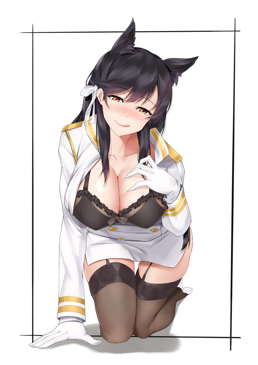 atago (azur lane) drawn by kong_lang_(skywave)