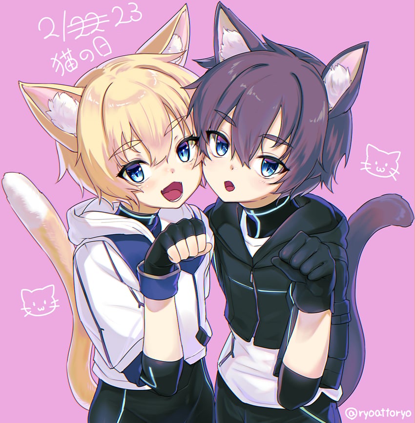 iris and kern (original and 2 more) drawn by ryou@ryou