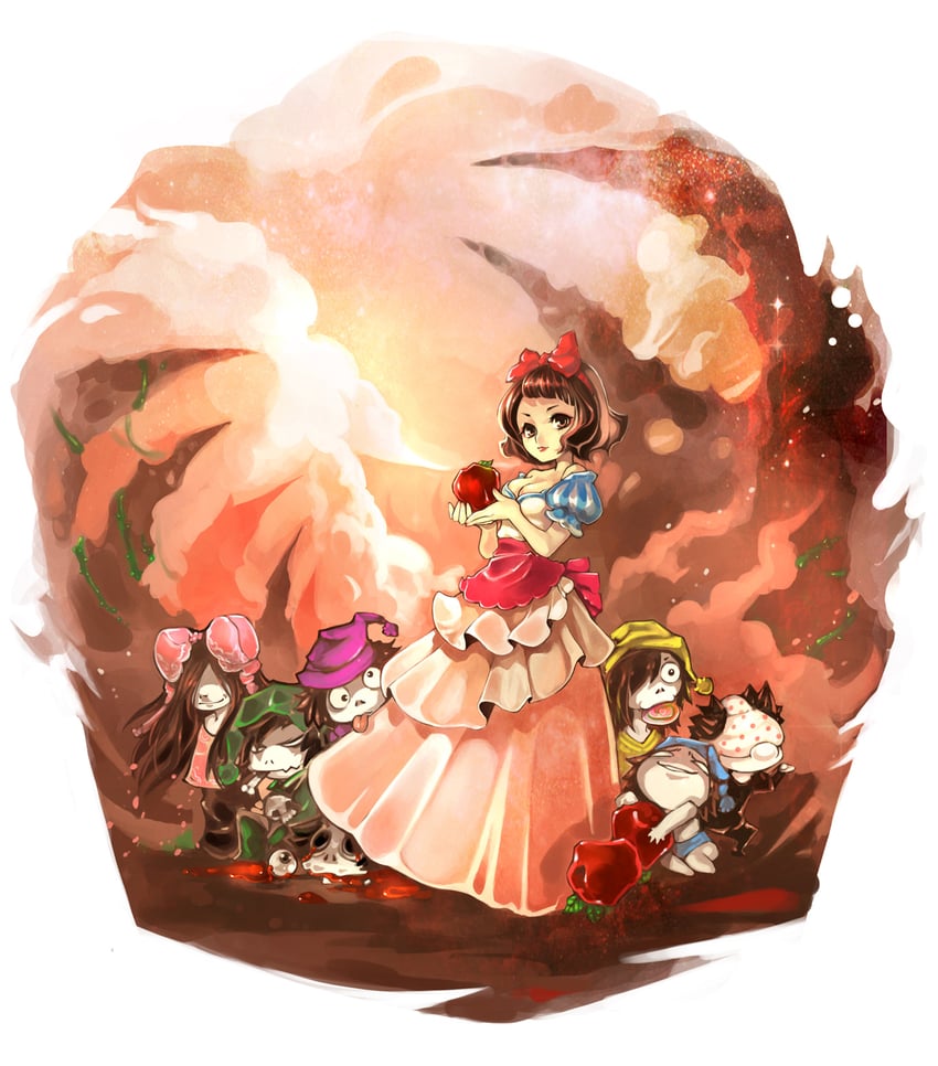 snow white and snow white's dwarf (snow white) drawn by cc423