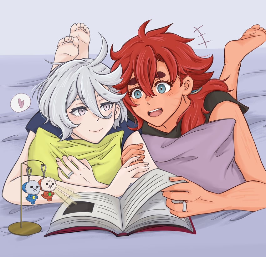suletta mercury, miorine rembran, hots, and cool (gundam and 1 more) drawn by otsunami