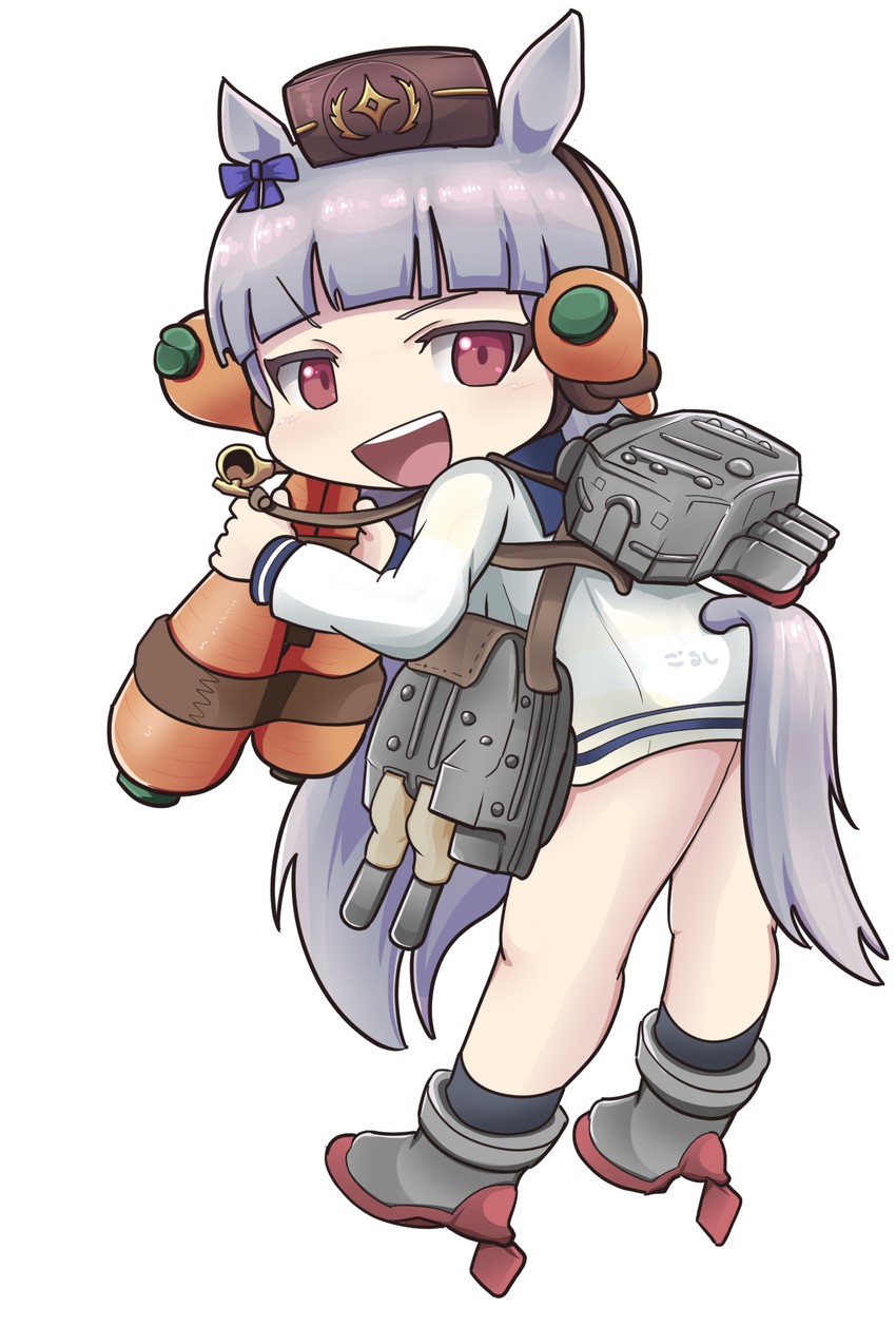 yukikaze and gold ship (kantai collection and 1 more) drawn by sakusan_(ss-awesome)