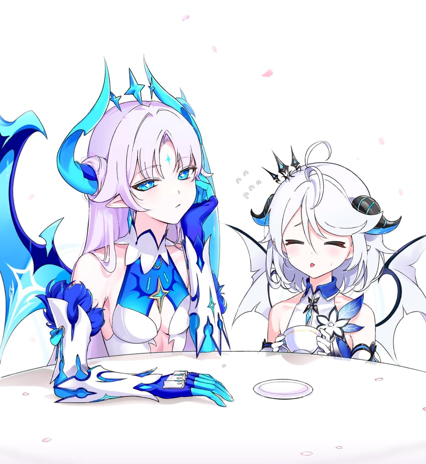 luciela r. sourcream, ishtar, and emptiness (elsword) drawn by tanjel