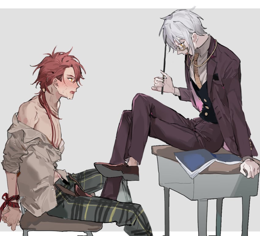 owen and cain knightley (mahoutsukai no yakusoku) drawn by qyzhiaiyisheng