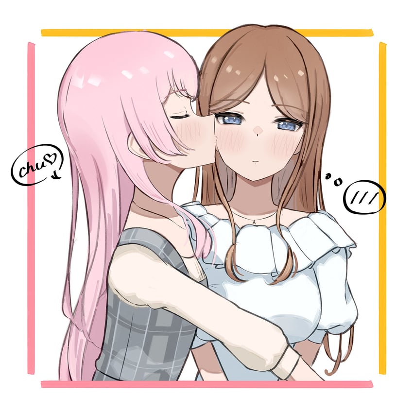 chihaya anon and nagasaki soyo (bang dream! and 1 more) drawn by opuricheri