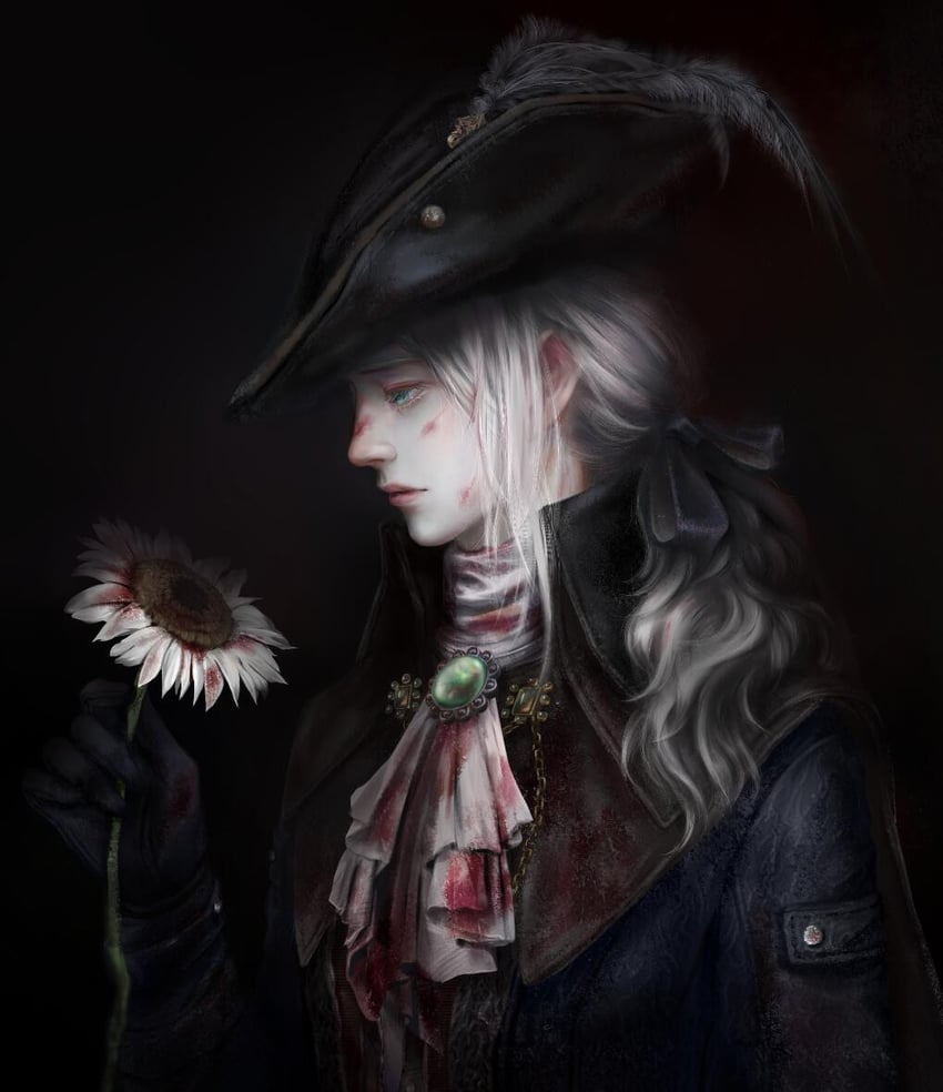 lady maria of the astral clocktower (bloodborne) drawn by kem2064