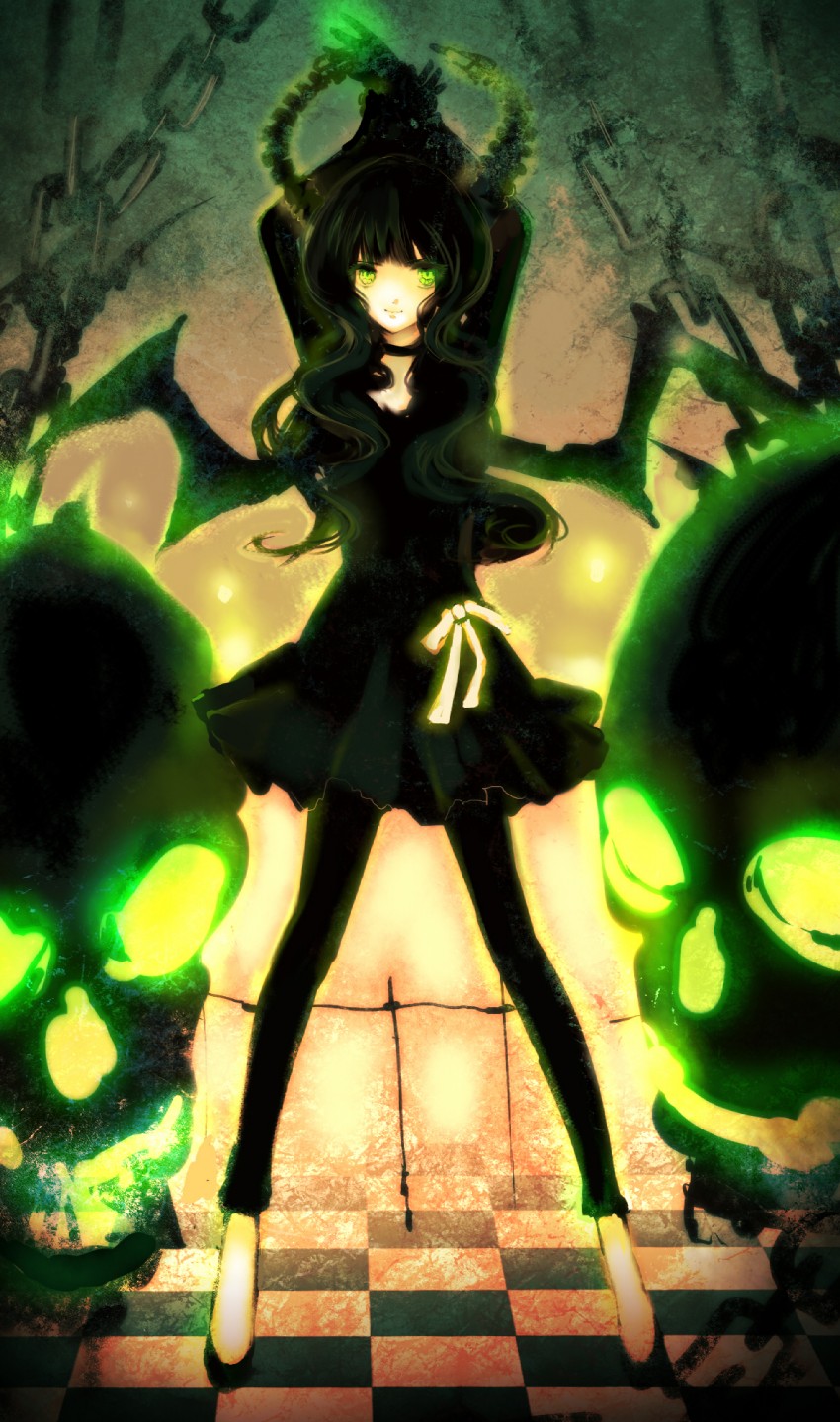 dead master (black rock shooter) drawn by uno_(colorbox)