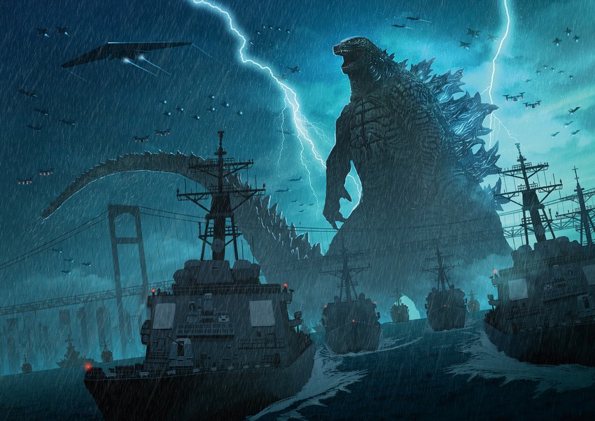godzilla (godzilla) drawn by suttoko