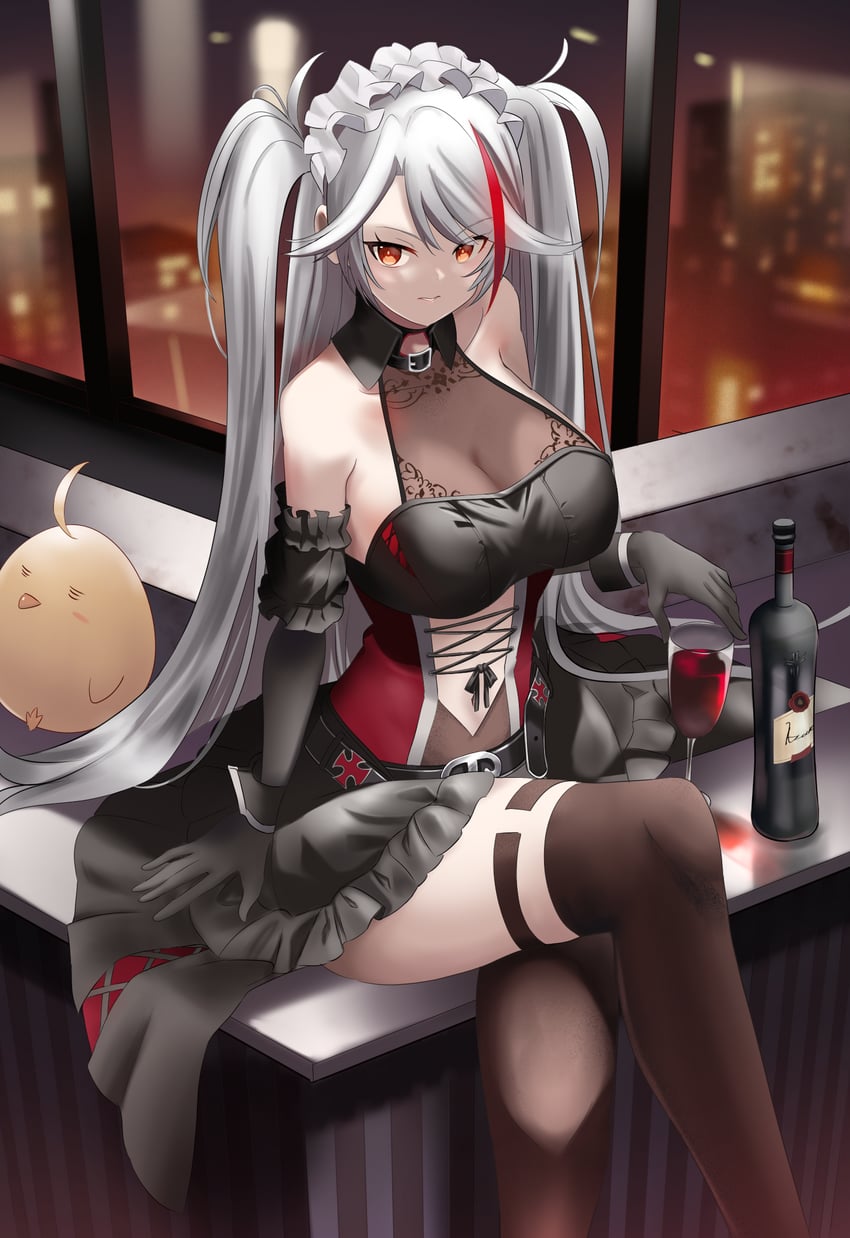 manjuu and prinz eugen (azur lane) drawn by manjirou_(manji_illust)