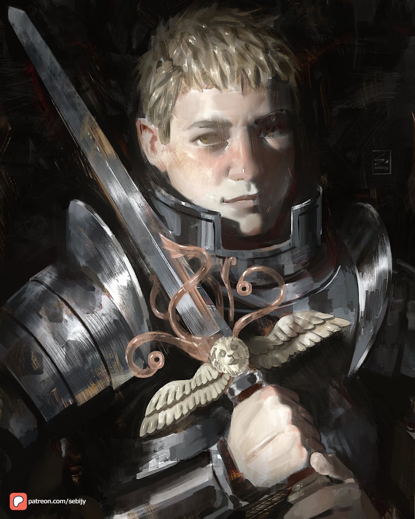 laios touden (dungeon meshi) drawn by sebijy