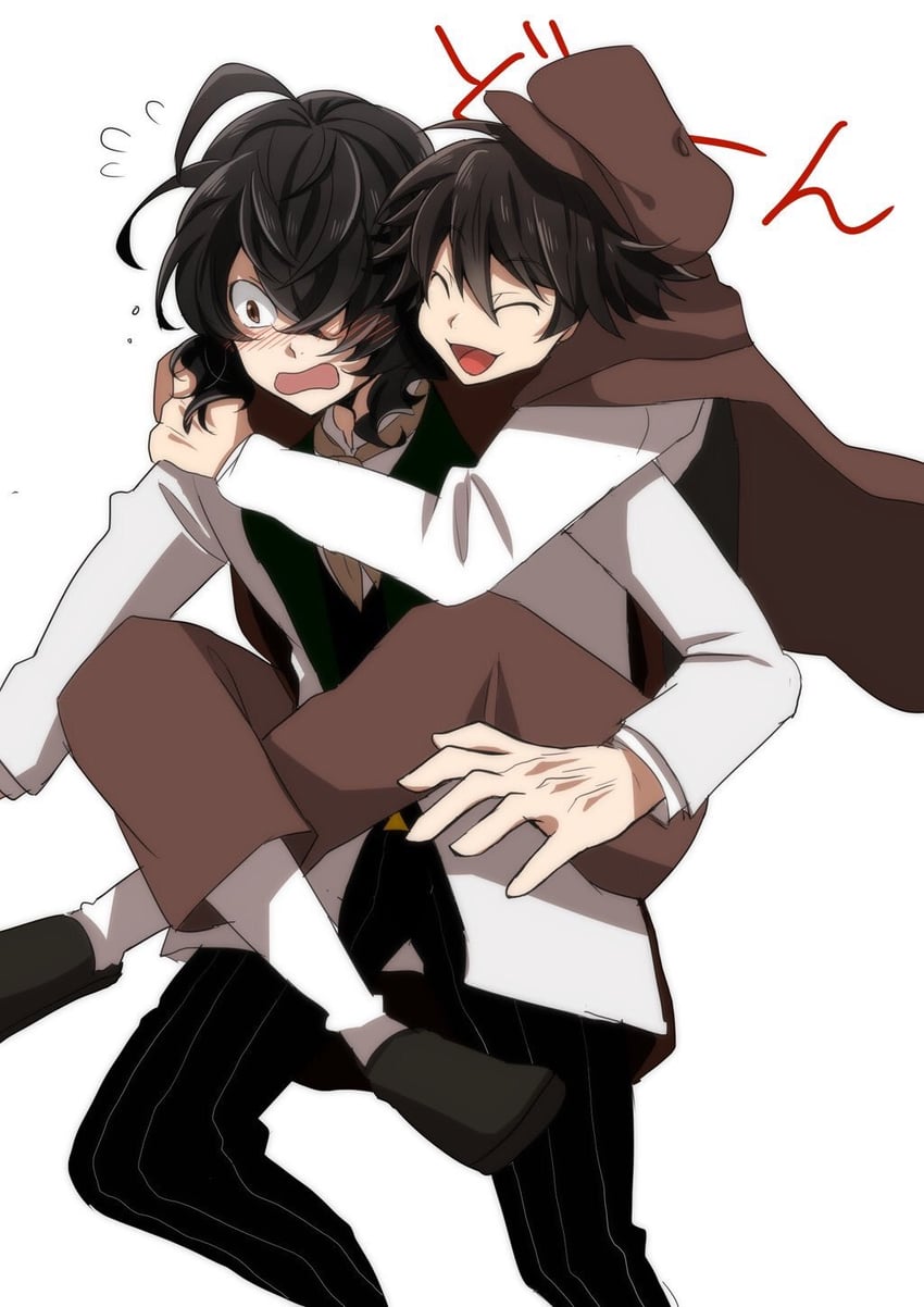 edogawa ranpo and edgar allan poe (bungou stray dogs) drawn by piiiiisuke2525
