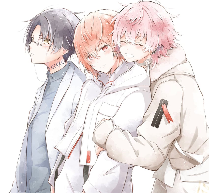 miyama kei, rokuta, and itsuki (paradox live) drawn by hari_nyan_nyan
