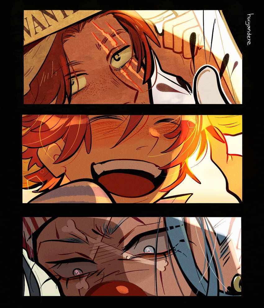 shanks and buggy the clown (one piece) drawn by huyandere