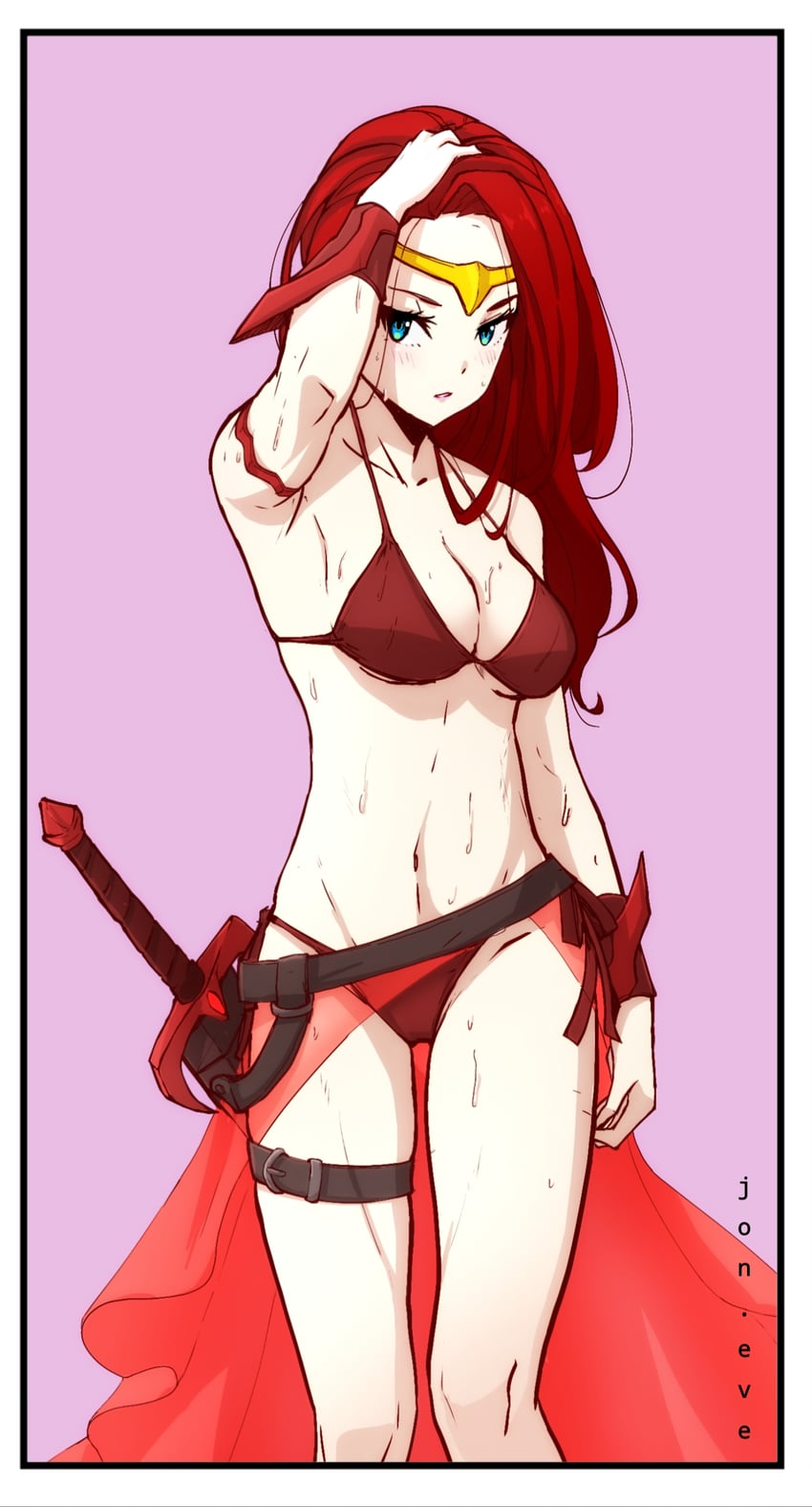gravelyn (adventurequest worlds and 1 more) drawn by jon_eve