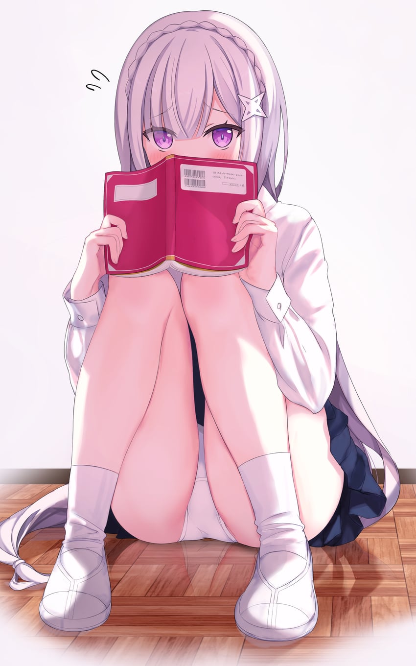 emilia (re:zero kara hajimeru isekai seikatsu) drawn by echiru39