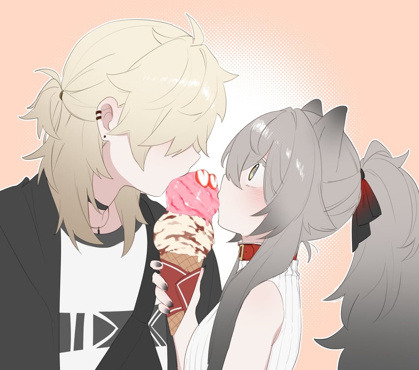 whitney and shoya (original and 1 more) drawn by kai_(drakkai10)
