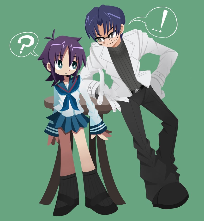 seo akira and nise-shiki (tsukihime and 1 more) drawn by higureroom