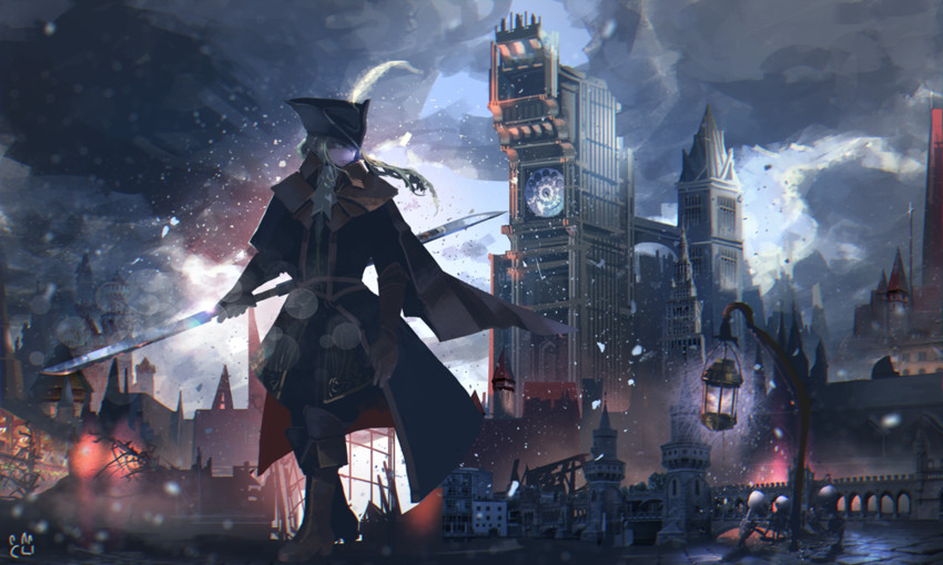 lady maria of the astral clocktower and messengers (bloodborne)