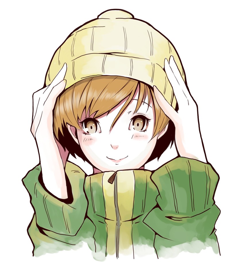 satonaka chie (persona and 1 more) drawn by ofmomen