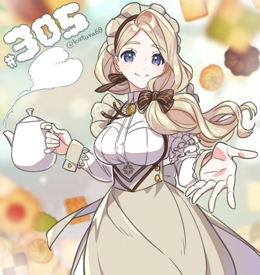 mercedes von martritz (fire emblem and 2 more) drawn by katsura_ichiho