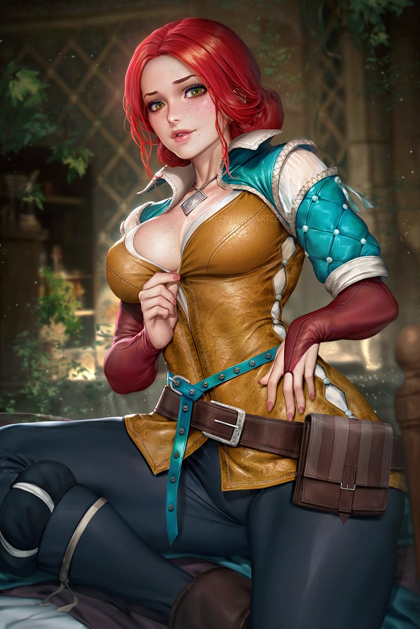 triss merigold (the witcher and 1 more) drawn by neoartcore