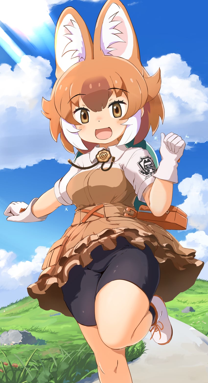 dhole (kemono friends and 1 more) drawn by koutsuu_(koutuukanseikan)