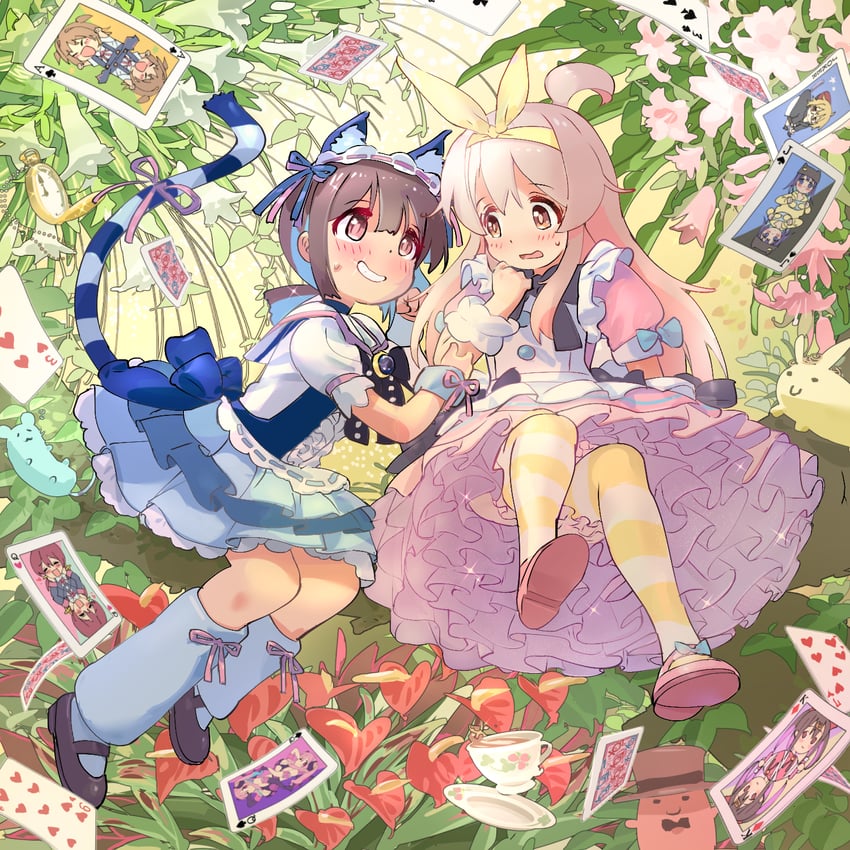 oyama mahiro, oyama mihari, hozuki momiji, oka asahi, murosaki miyo, and 2 more (onii-chan wa oshimai!) drawn by kyarahiba