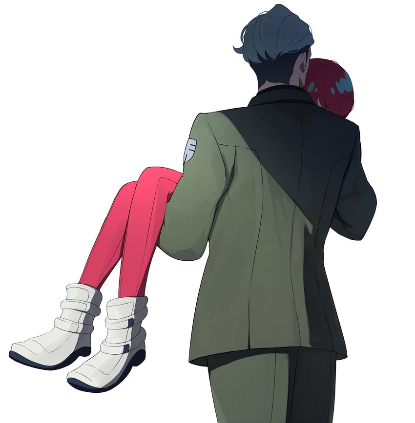 amate yuzuriha and challia bull (gundam and 1 more) drawn by choco_(chocovix112)