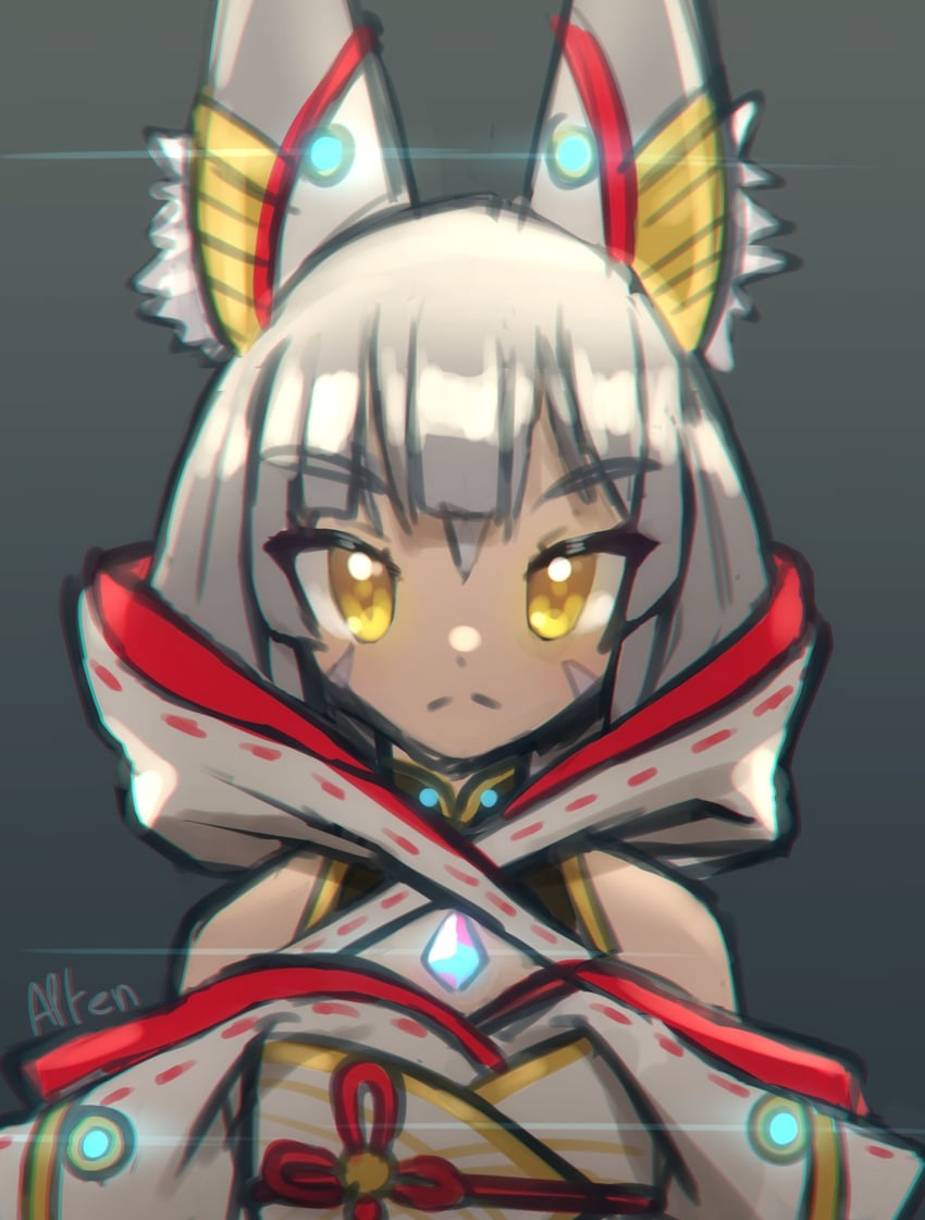 nia (xenoblade chronicles and 1 more) drawn by alten