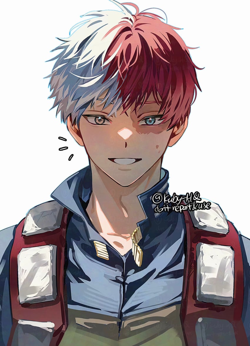 todoroki shoto (boku no hero academia) drawn by kuby_hq