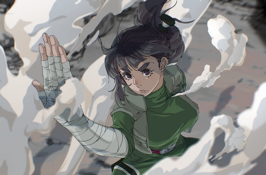 rock lee (naruto and 1 more) drawn by mattsun_(lyohei)