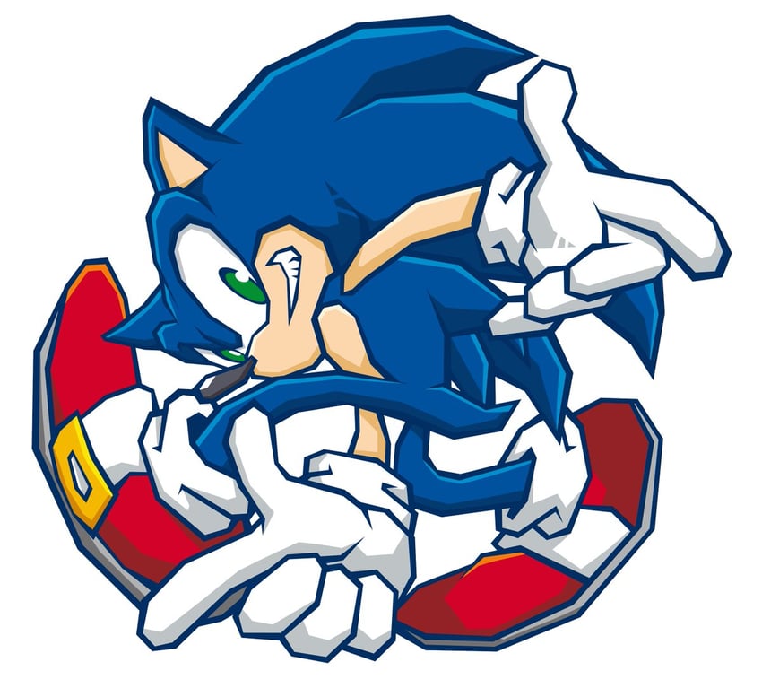 sonic the hedgehog (sonic and 2 more) drawn by doc_shoddy