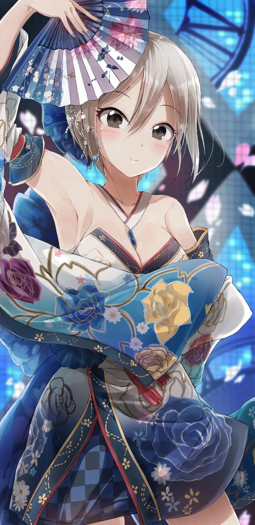 shiomi syuko (idolmaster and 1 more) drawn by pentagon_(railgun_ky1206)