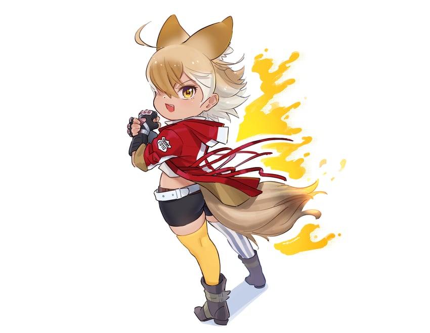coyote and leo kliesen (kemono friends and 2 more) drawn by beleven