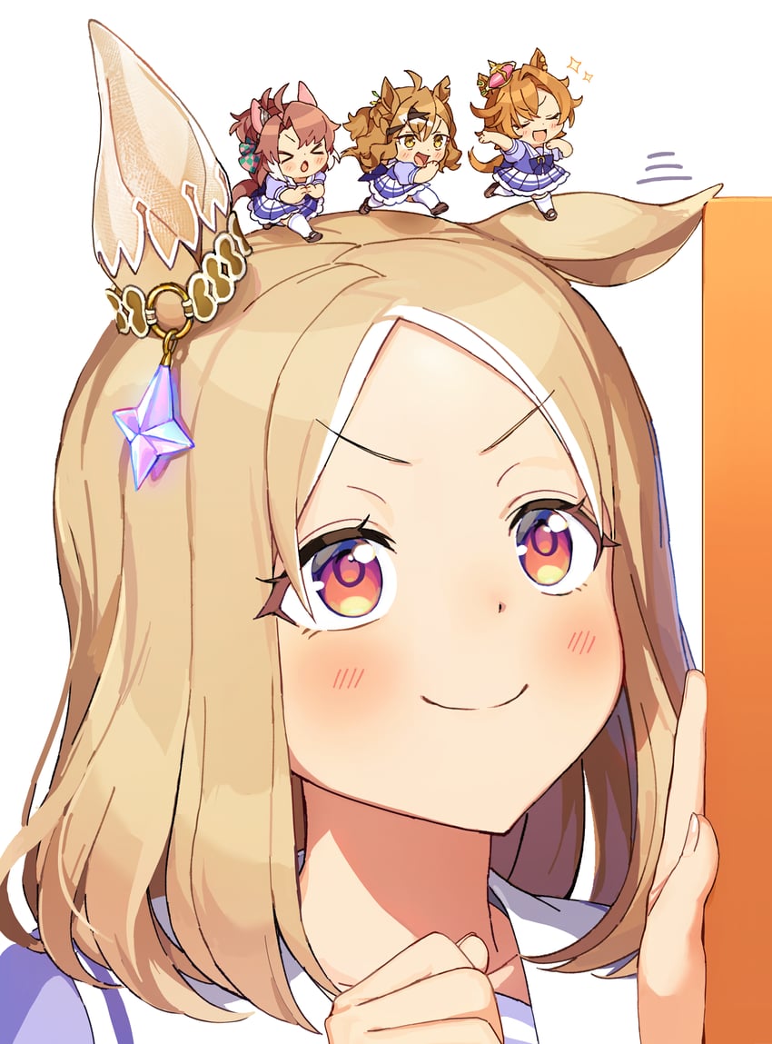 t.m. opera o, jungle pocket, dantsu flame, and narita top road (umamusume) drawn by koushikitarou_(oisiine8931)
