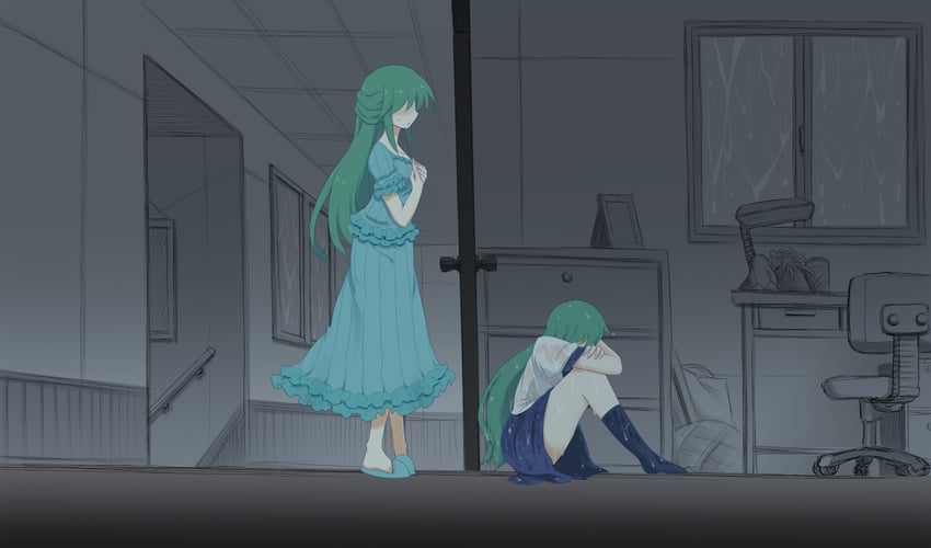 kochiya sanae (touhou) drawn by joyfull_(terrace)