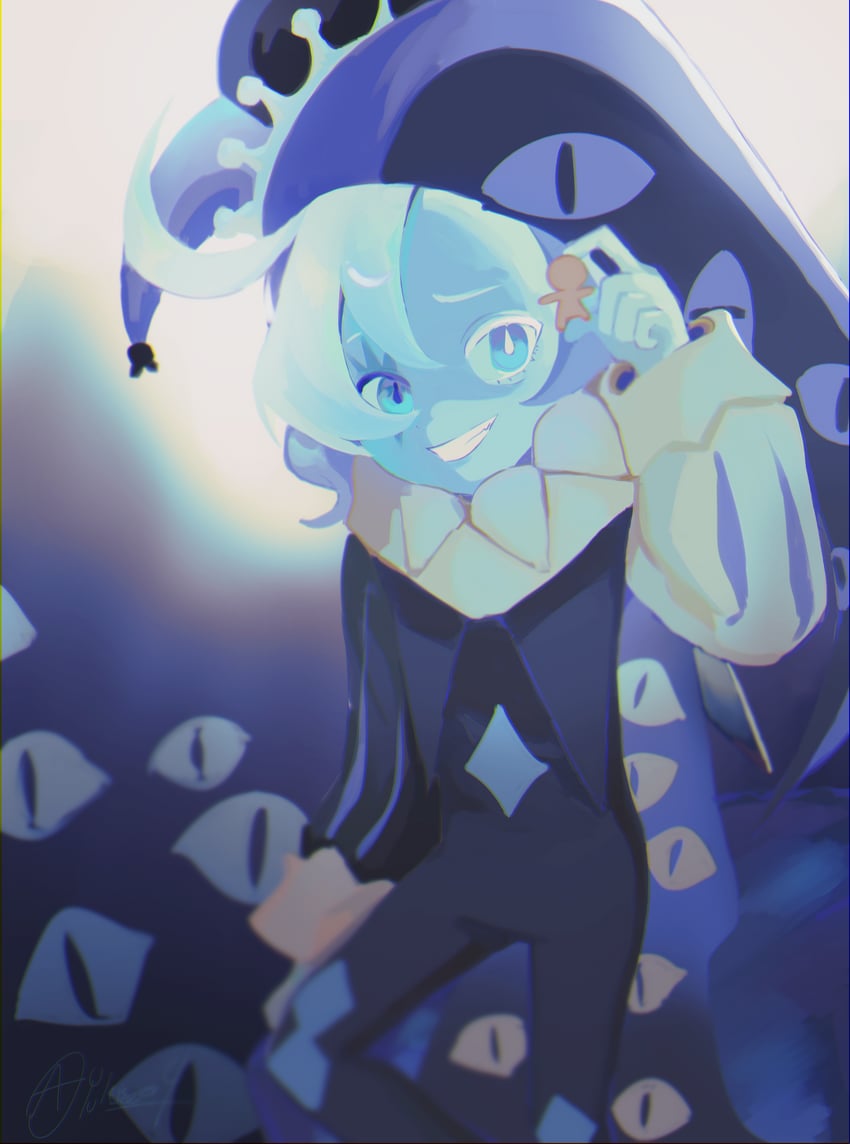 shadow milk cookie (cookie run and 1 more) drawn by yukisea4