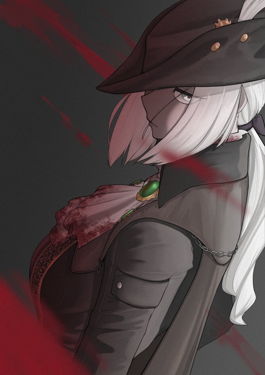 lady maria of the astral clocktower (bloodborne) drawn by ineedpuppy