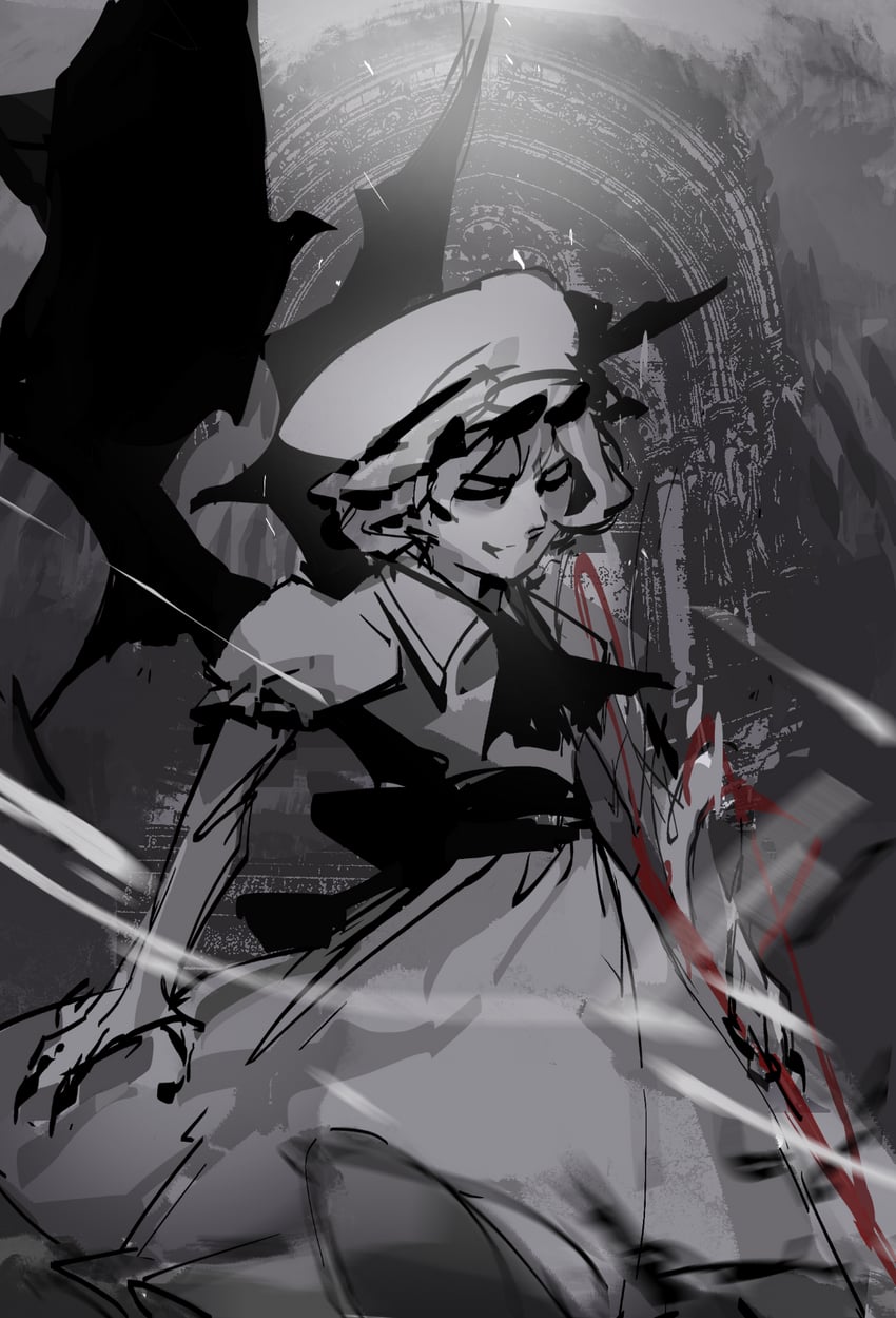 remilia scarlet (touhou) drawn by naiyouxu