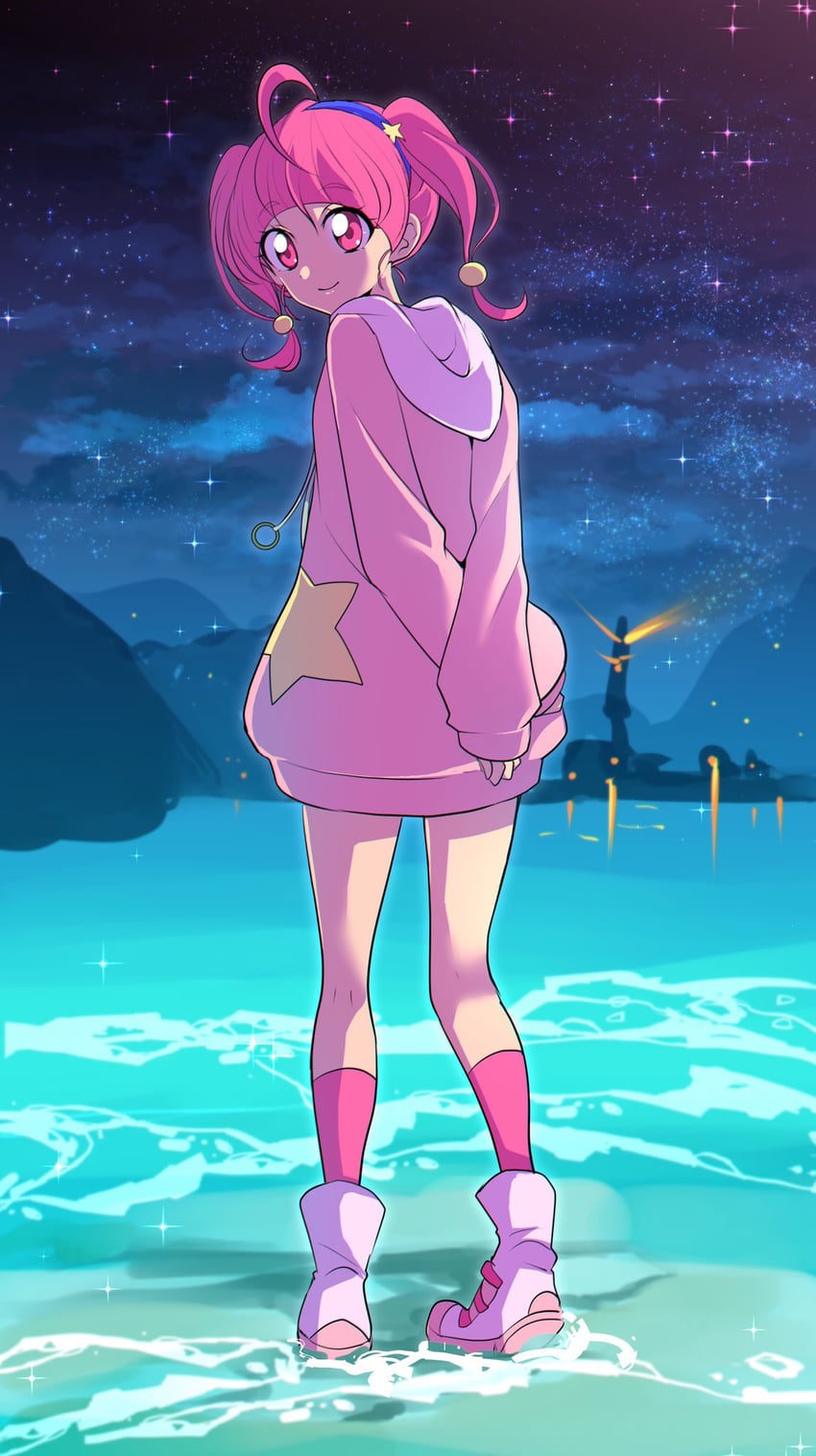 hoshina hikaru (precure and 1 more) drawn by mitsuki_tayura