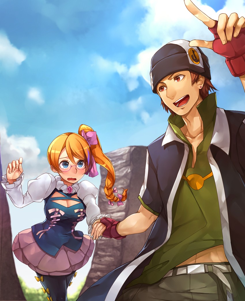 mix and andy w hall (aquarion and 1 more) drawn by hitoto