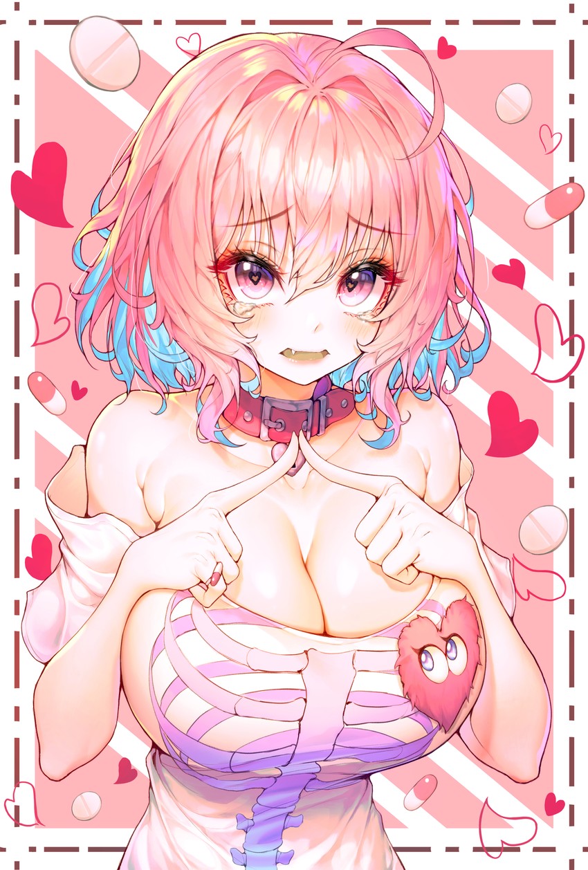 yumemi riamu (idolmaster and 1 more) drawn by soback