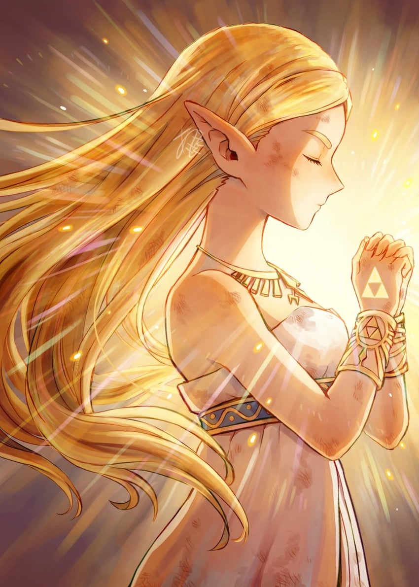 princess zelda (the legend of zelda and 1 more) drawn by agisato