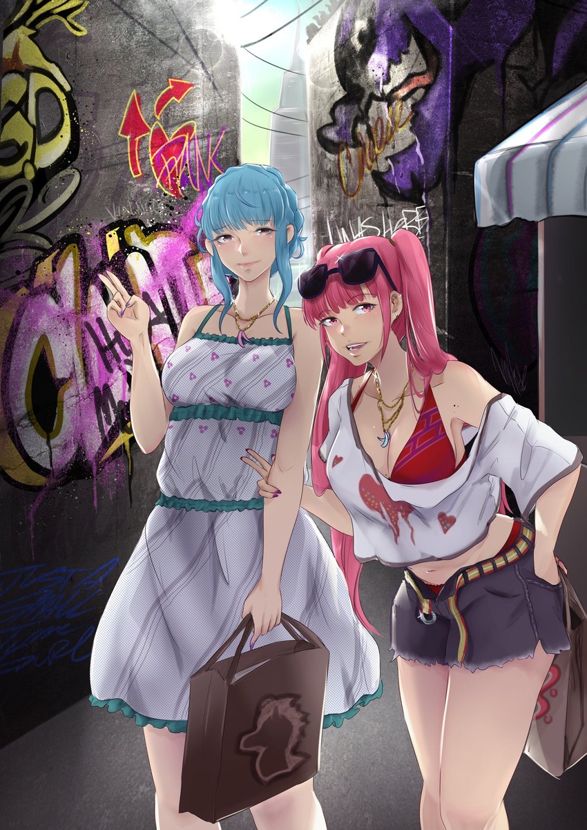 hilda valentine goneril and marianne von edmund (fire emblem and 1 more) drawn by vialnite