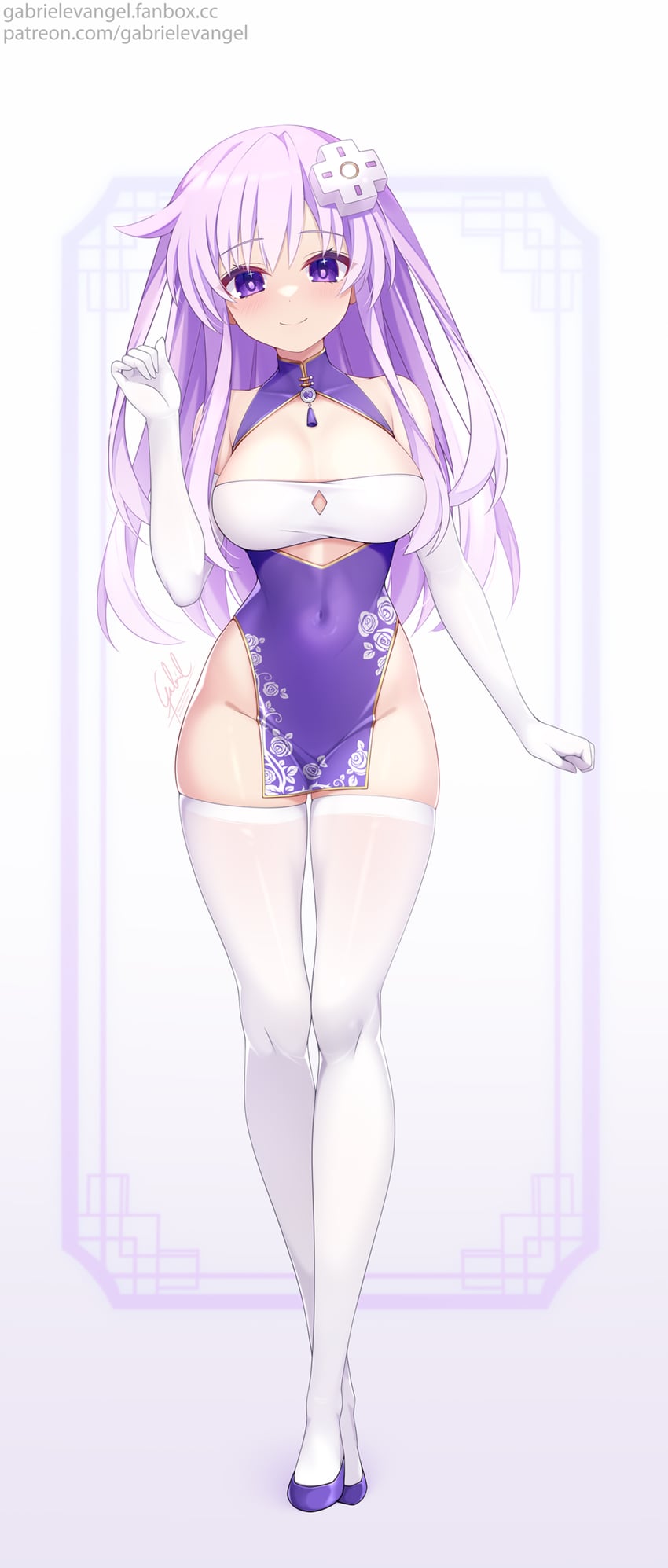 nepgear (neptune and 1 more) drawn by gabriel_evangel