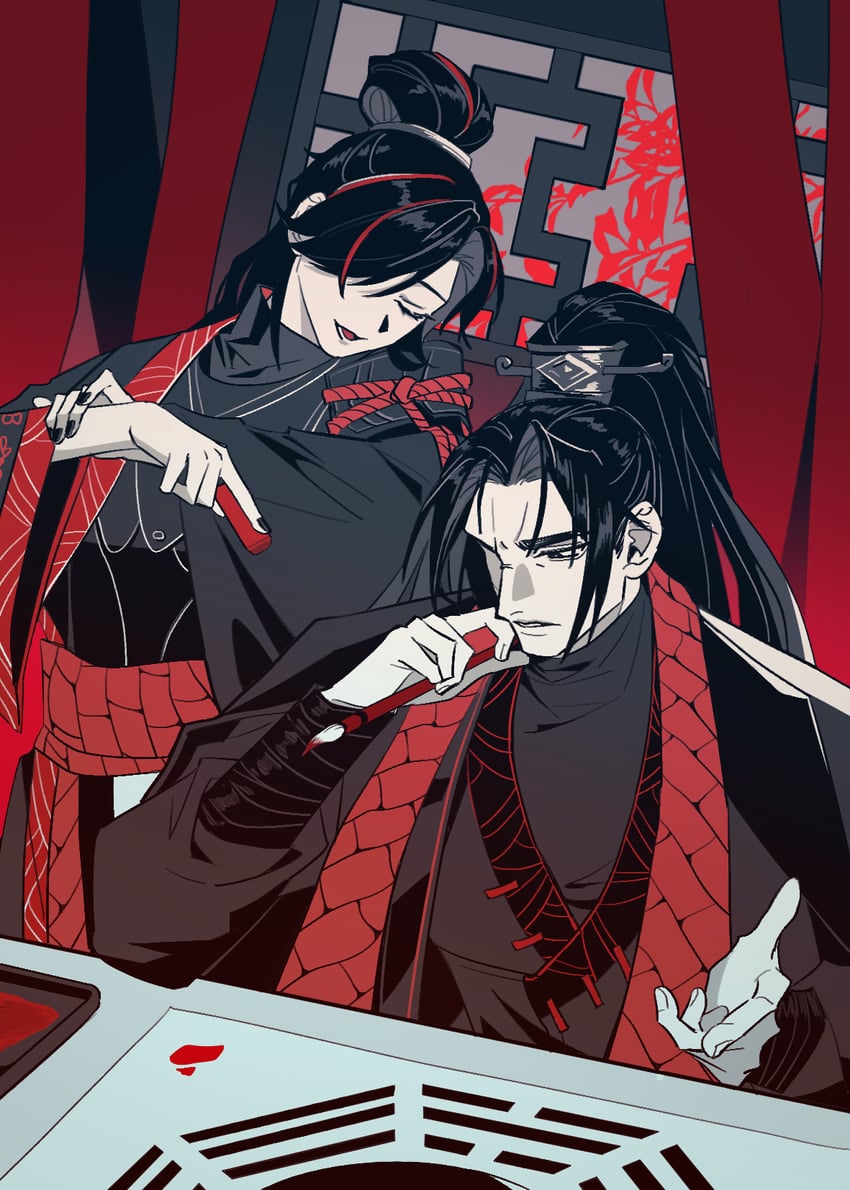 jia qiu and zigong (project moon and 1 more) drawn by nanrongmian