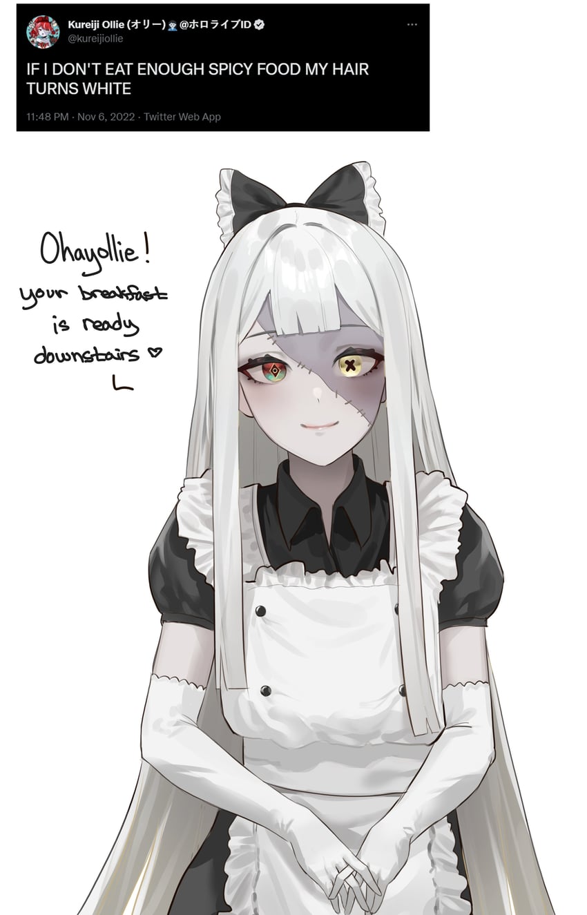 kureiji ollie (hololive and 1 more) drawn by tanukidraws