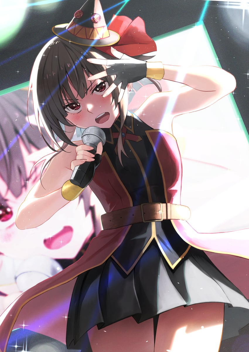 megumin (kono subarashii sekai ni shukufuku wo!) drawn by izawa_(bhive003)