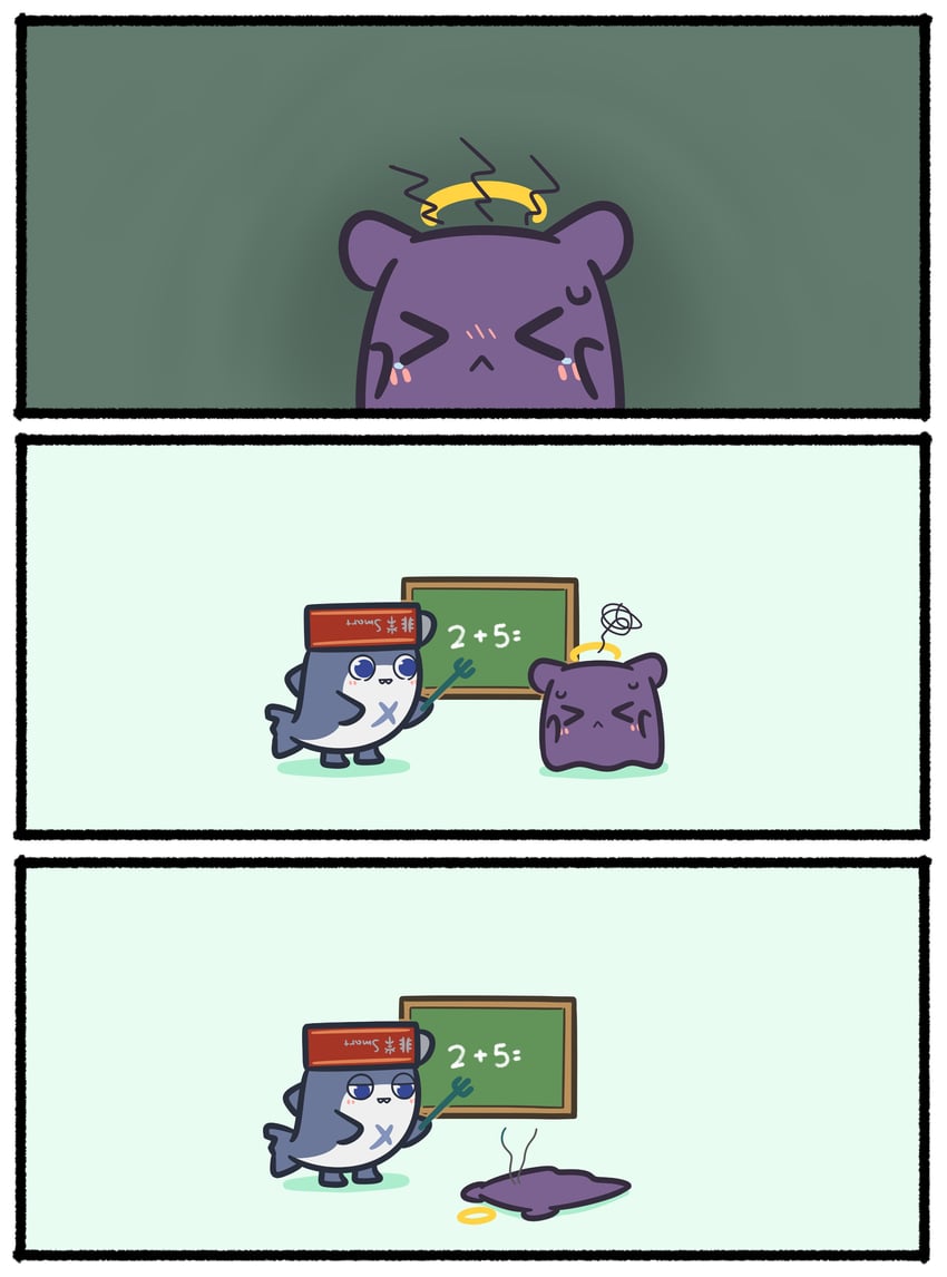 takodachi and bloop (hololive and 1 more) drawn by mpien