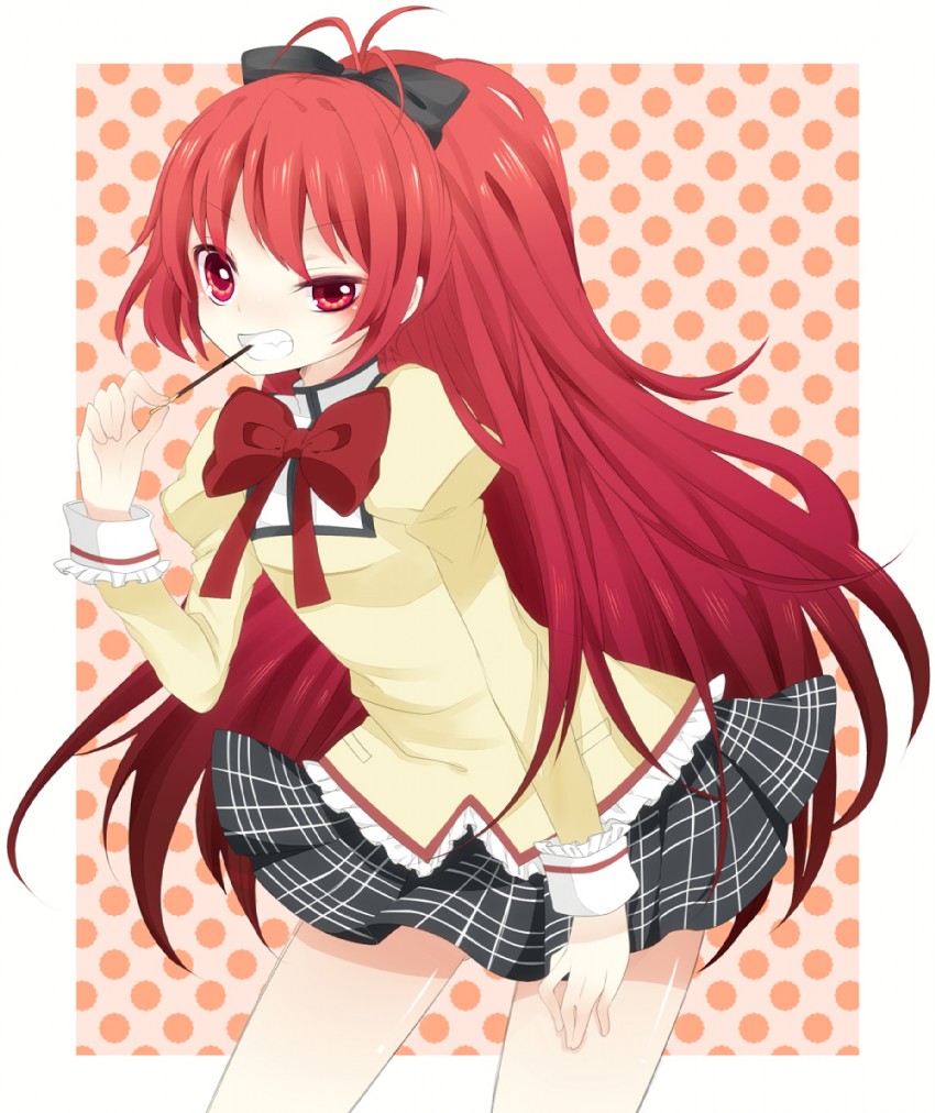sakura kyoko (mahou shoujo madoka magica) drawn by toma_tokage